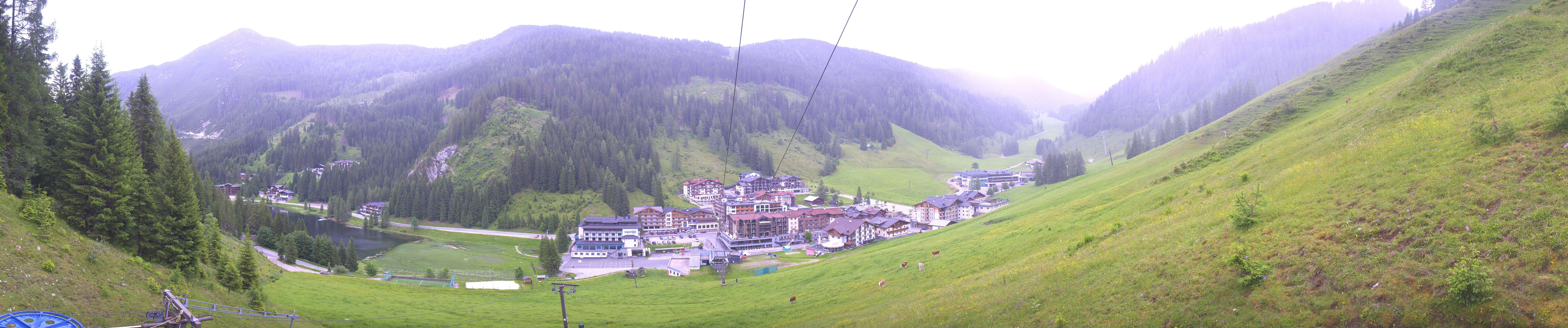 Archiv Foto Webcam Panoramablick Rosskopfbahn in Zauchensee