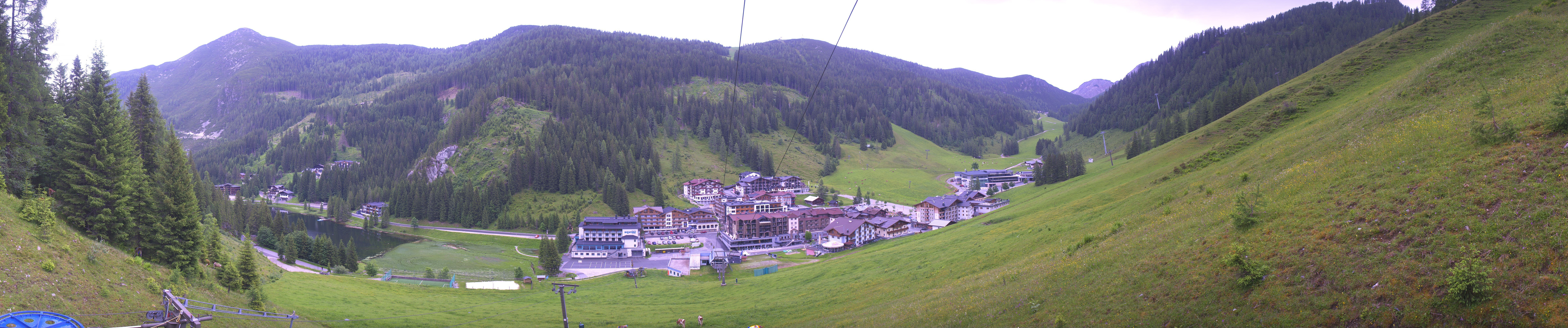 Archiv Foto Webcam Panoramablick Rosskopfbahn in Zauchensee