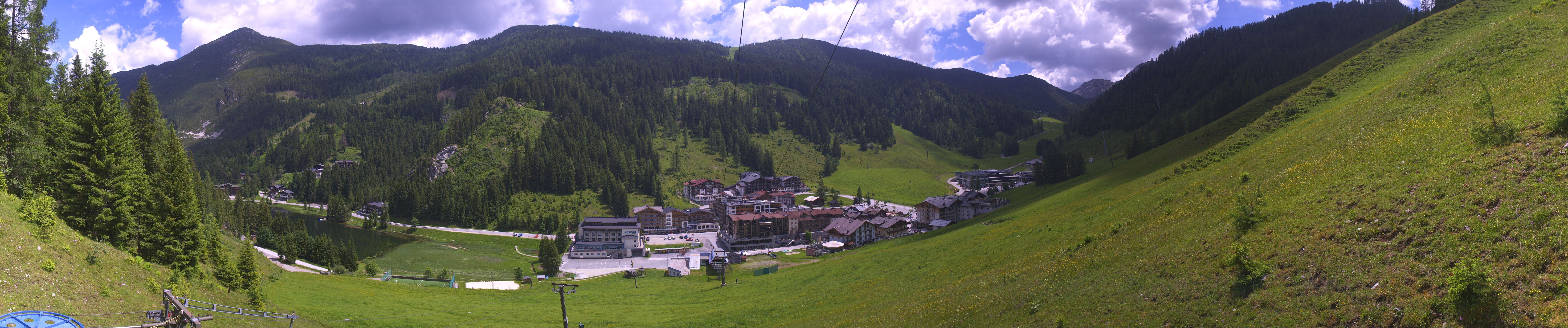 Archiv Foto Webcam Panoramablick Rosskopfbahn in Zauchensee