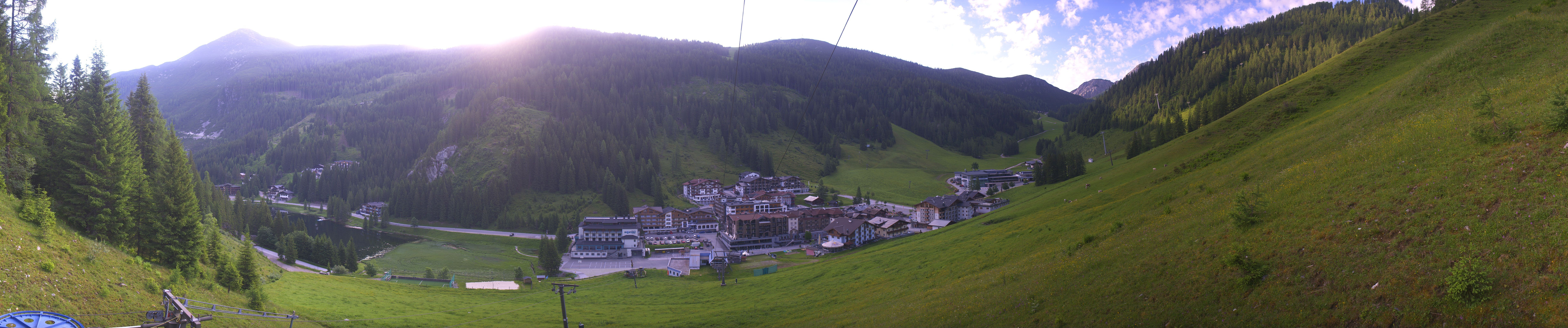 Archiv Foto Webcam Panoramablick Rosskopfbahn in Zauchensee