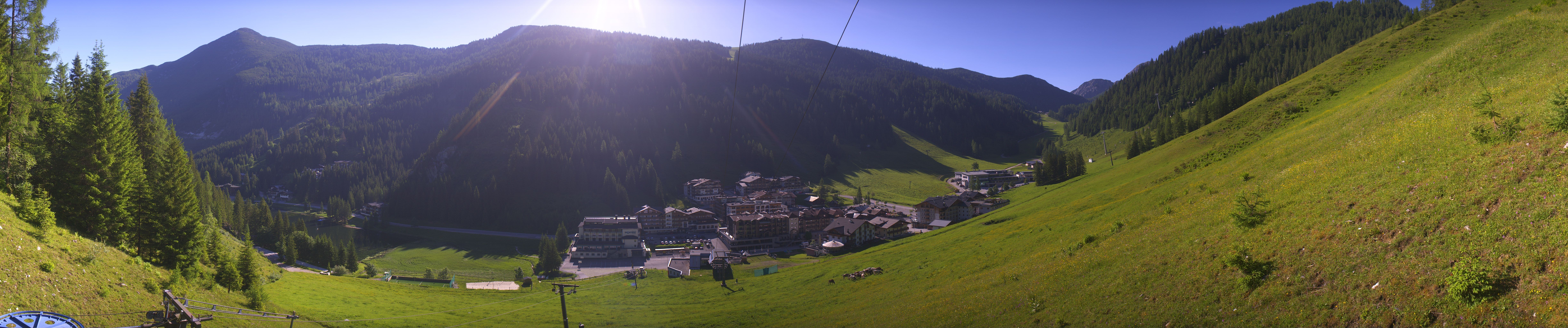Archiv Foto Webcam Panoramablick Rosskopfbahn in Zauchensee