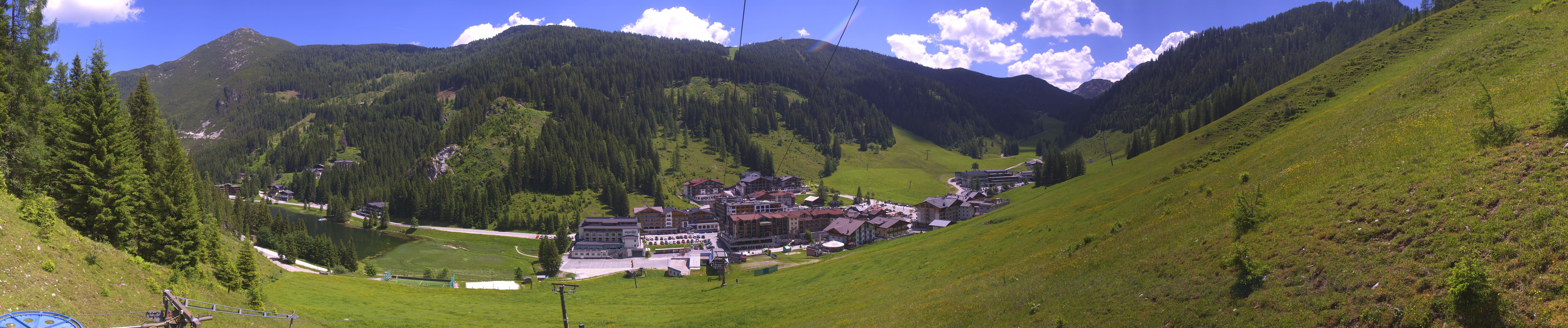 Archiv Foto Webcam Panoramablick Rosskopfbahn in Zauchensee