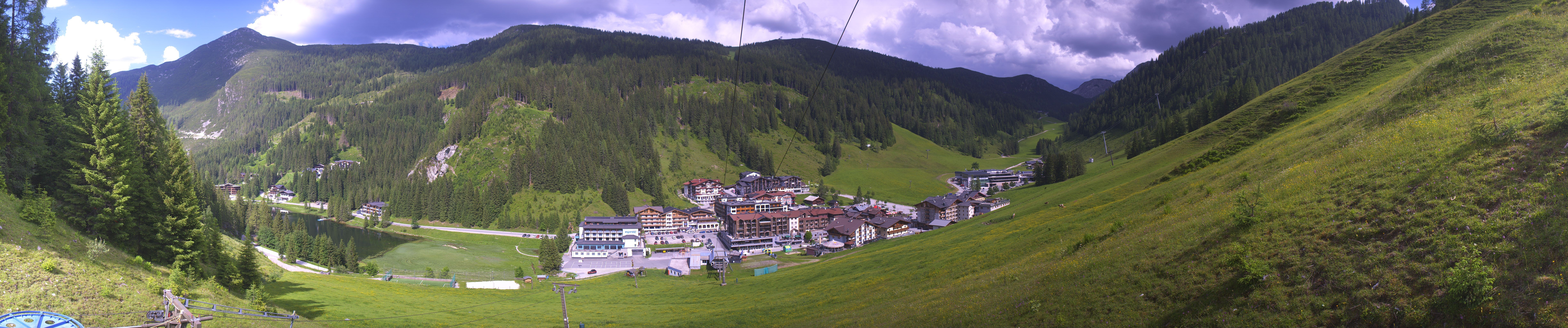 Archiv Foto Webcam Panoramablick Rosskopfbahn in Zauchensee