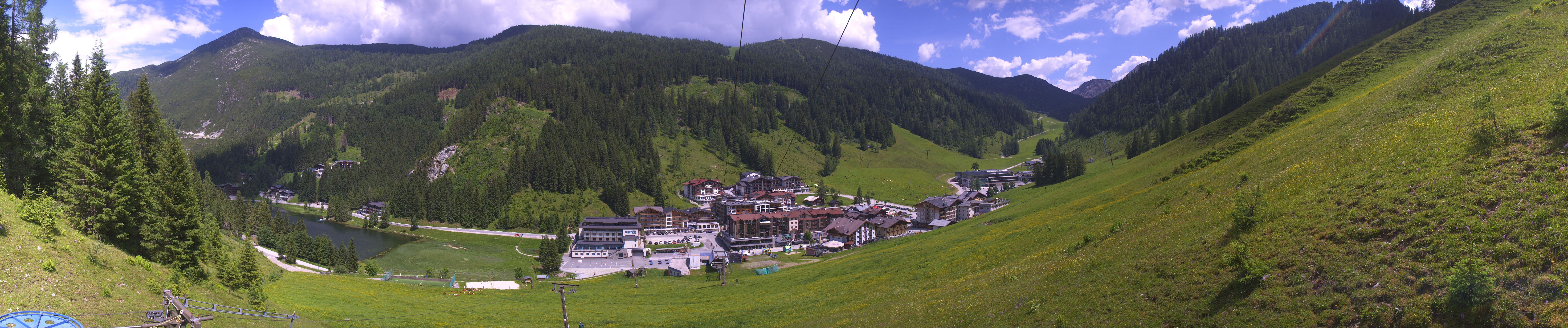 Archiv Foto Webcam Panoramablick Rosskopfbahn in Zauchensee
