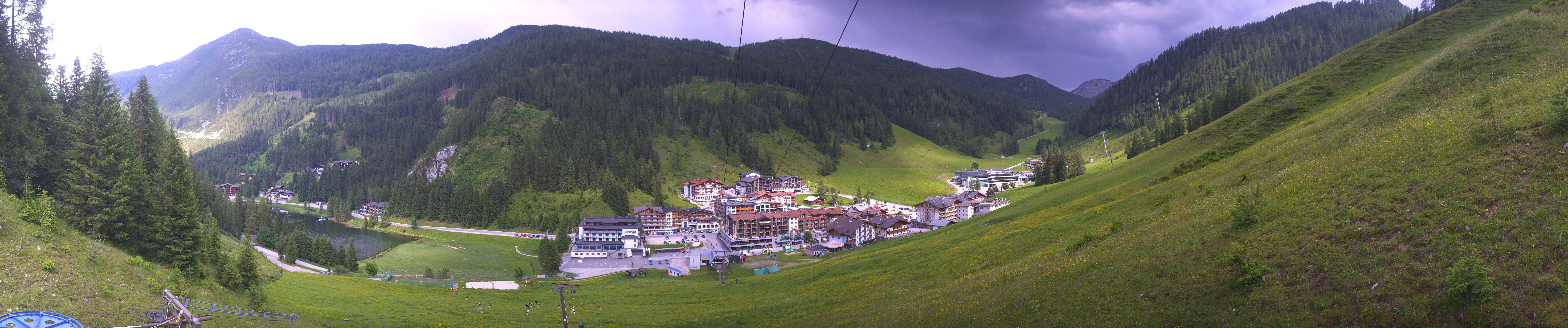 Archiv Foto Webcam Panoramablick Rosskopfbahn in Zauchensee