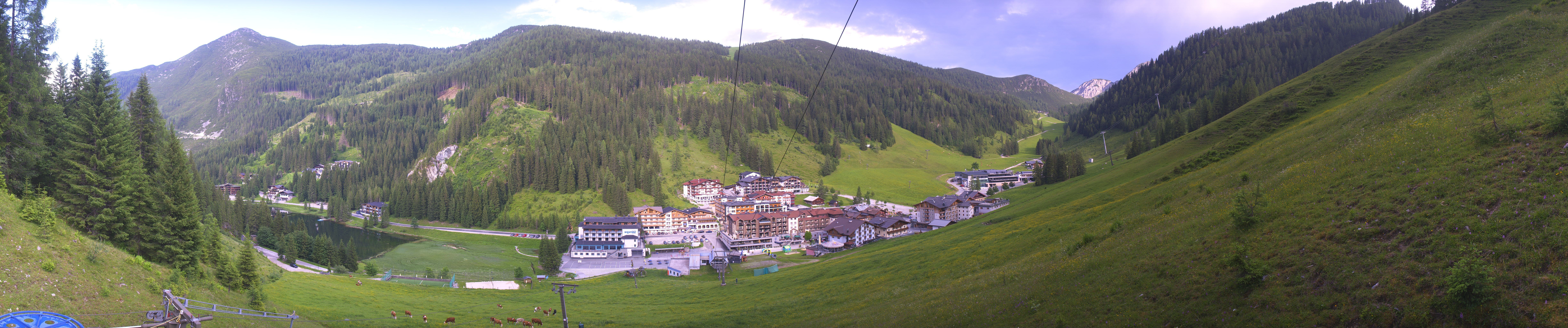 Archiv Foto Webcam Panoramablick Rosskopfbahn in Zauchensee