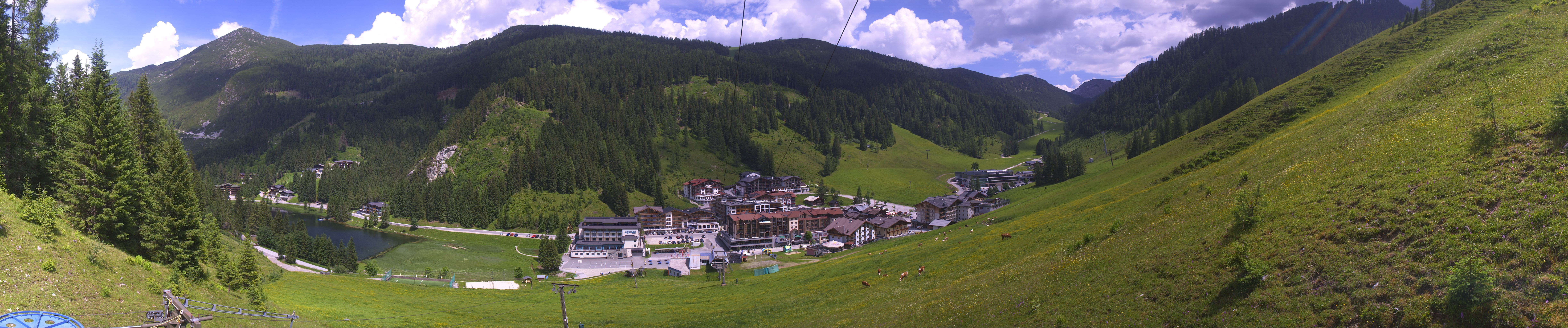 Archiv Foto Webcam Panoramablick Rosskopfbahn in Zauchensee