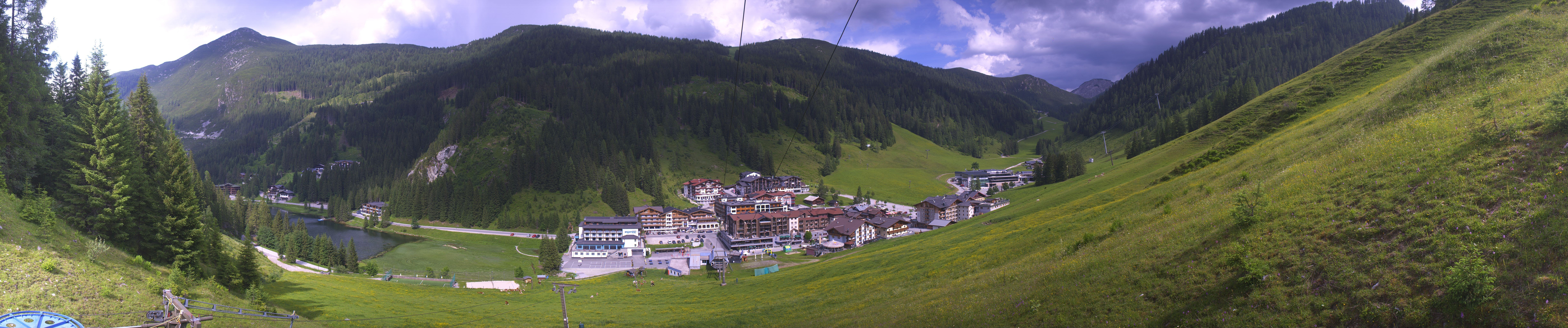 Archiv Foto Webcam Panoramablick Rosskopfbahn in Zauchensee