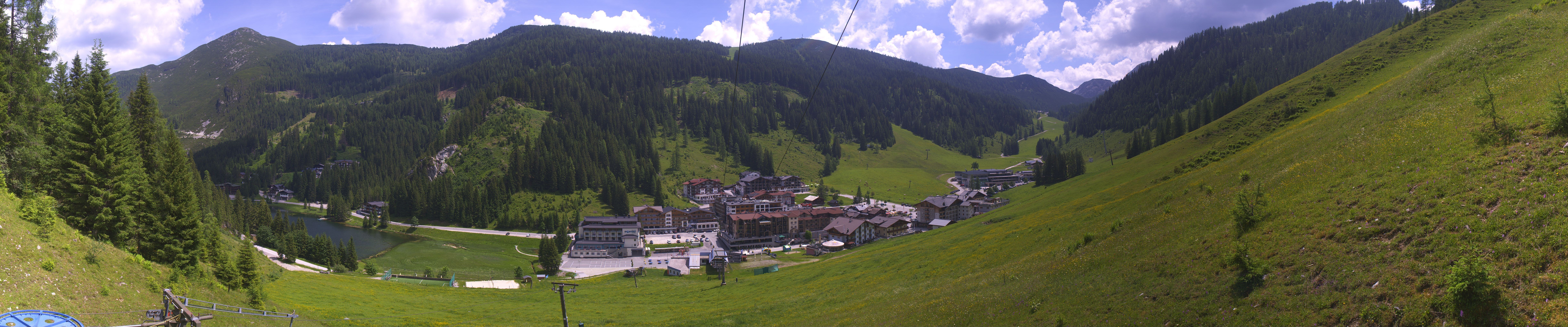 Archiv Foto Webcam Panoramablick Rosskopfbahn in Zauchensee