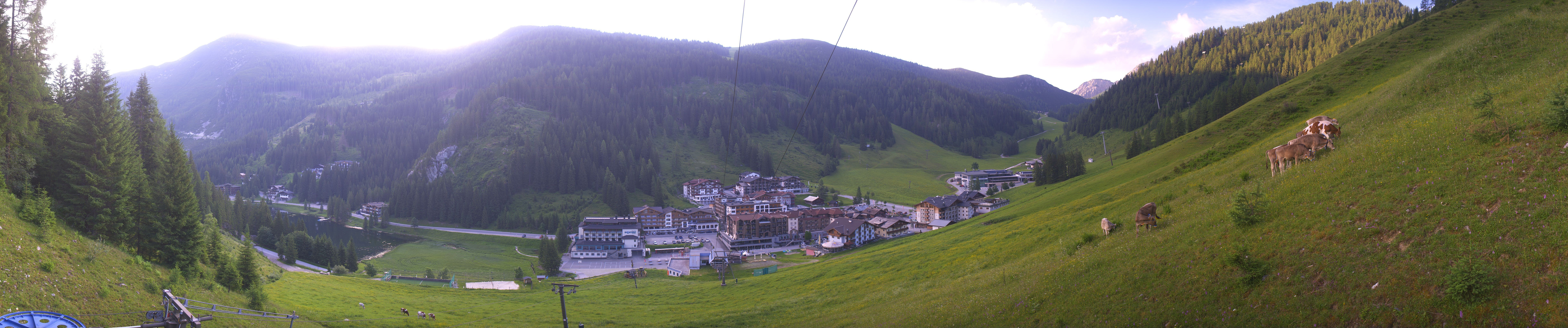 Archiv Foto Webcam Panoramablick Rosskopfbahn in Zauchensee