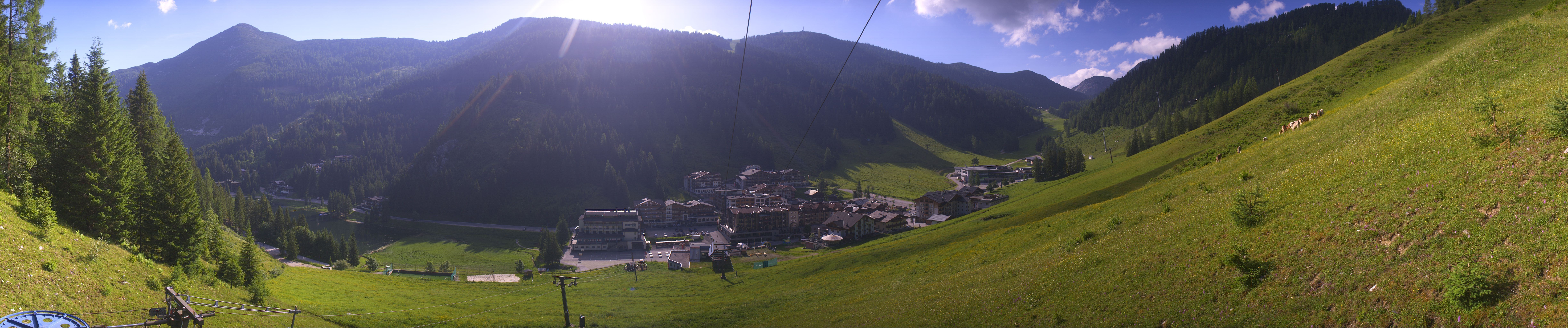 Archiv Foto Webcam Panoramablick Rosskopfbahn in Zauchensee
