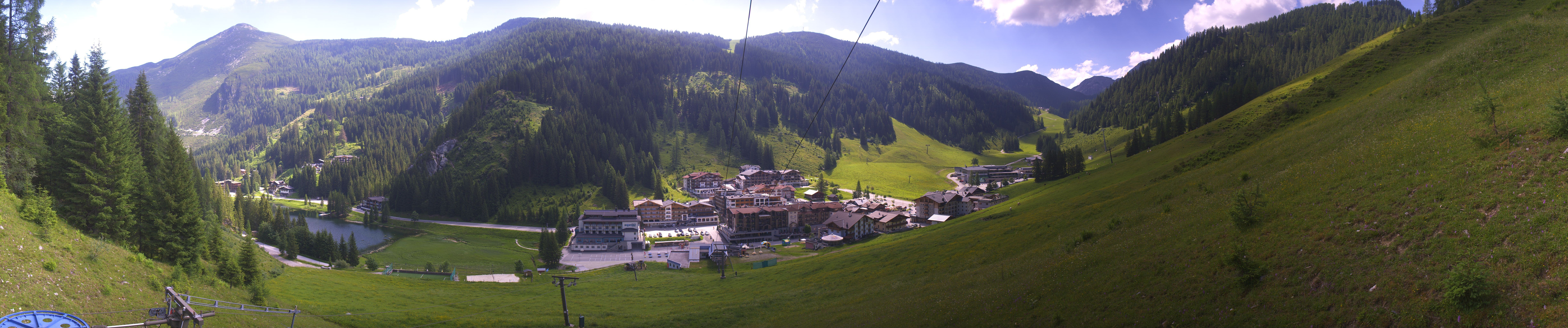 Archiv Foto Webcam Panoramablick Rosskopfbahn in Zauchensee