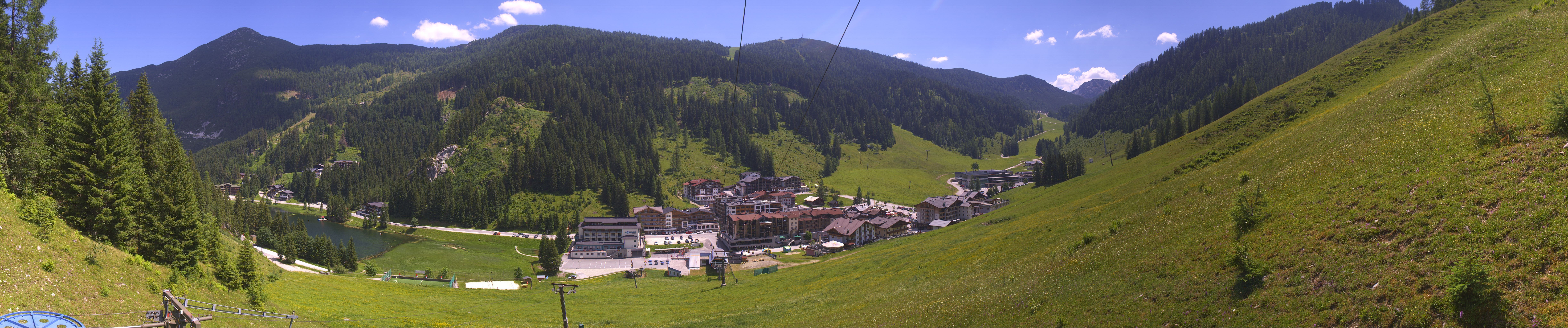 Archiv Foto Webcam Panoramablick Rosskopfbahn in Zauchensee