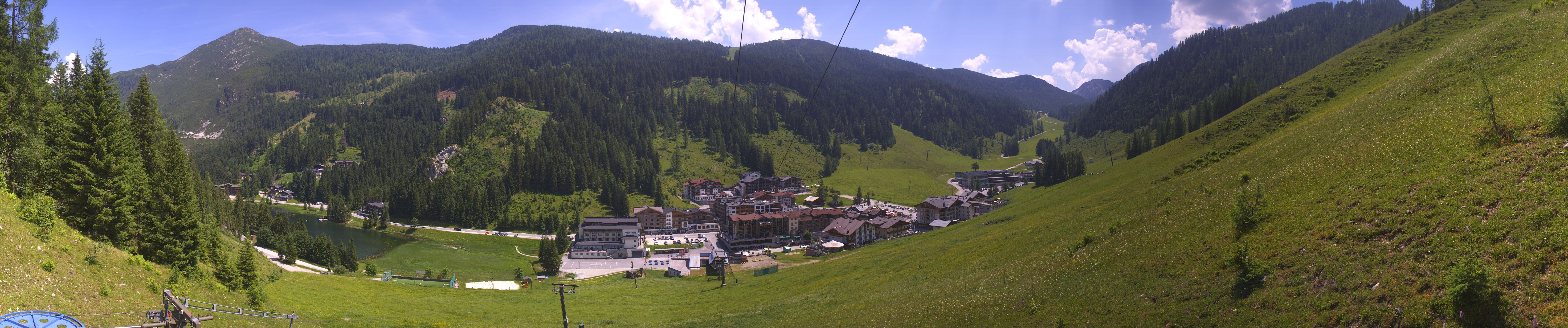 Archiv Foto Webcam Panoramablick Rosskopfbahn in Zauchensee