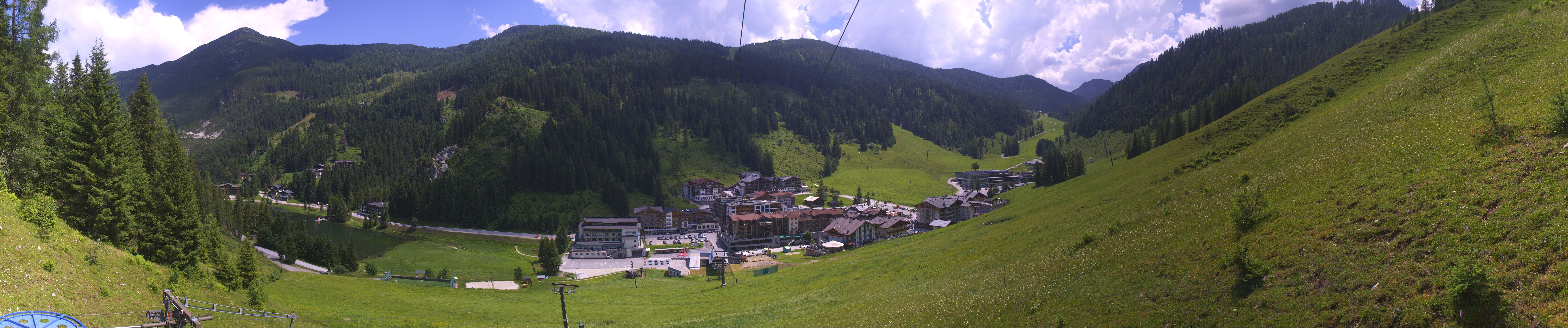 Archiv Foto Webcam Panoramablick Rosskopfbahn in Zauchensee