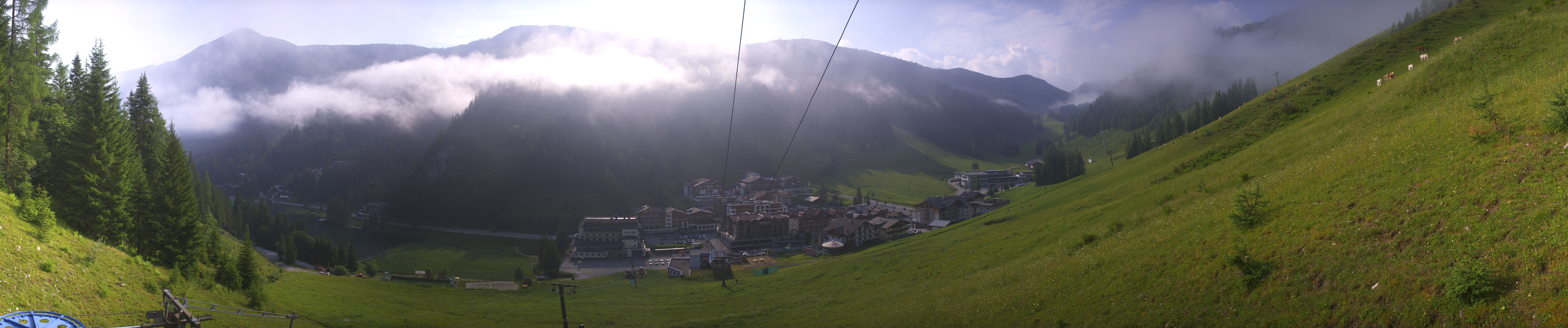 Archiv Foto Webcam Panoramablick Rosskopfbahn in Zauchensee
