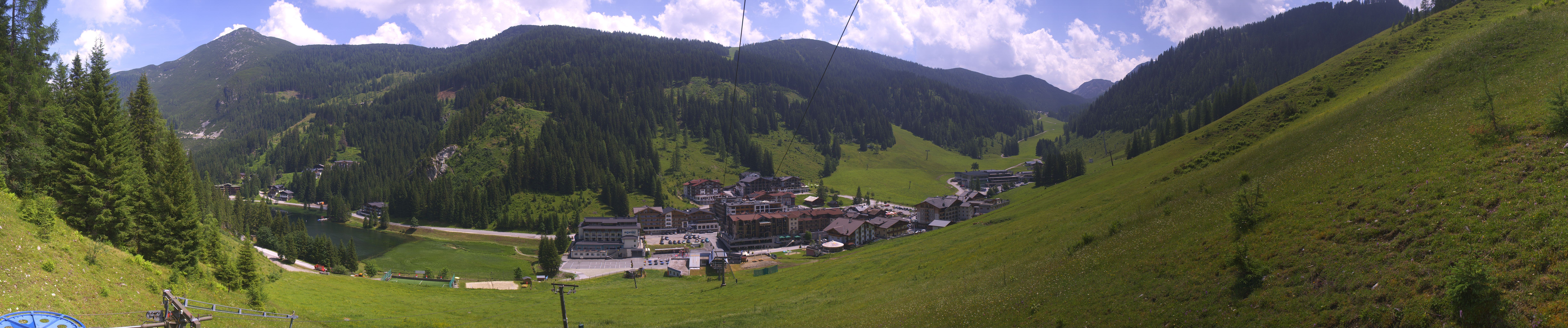 Archiv Foto Webcam Panoramablick Rosskopfbahn in Zauchensee