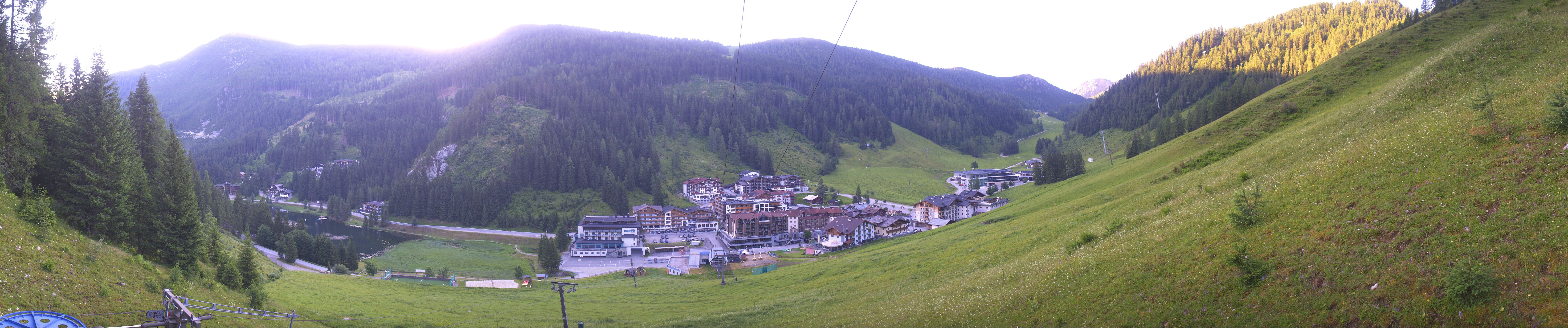 Archiv Foto Webcam Panoramablick Rosskopfbahn in Zauchensee