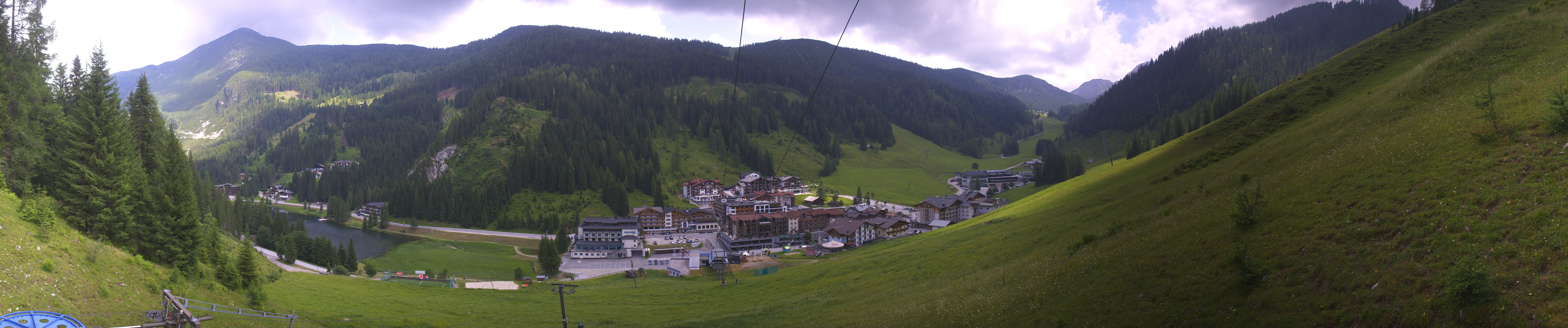 Archiv Foto Webcam Panoramablick Rosskopfbahn in Zauchensee