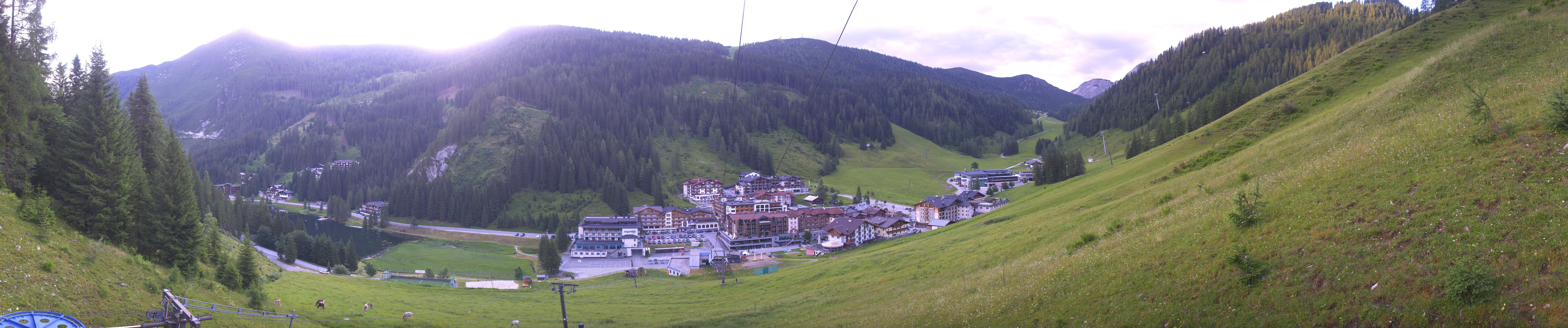 Archiv Foto Webcam Panoramablick Rosskopfbahn in Zauchensee
