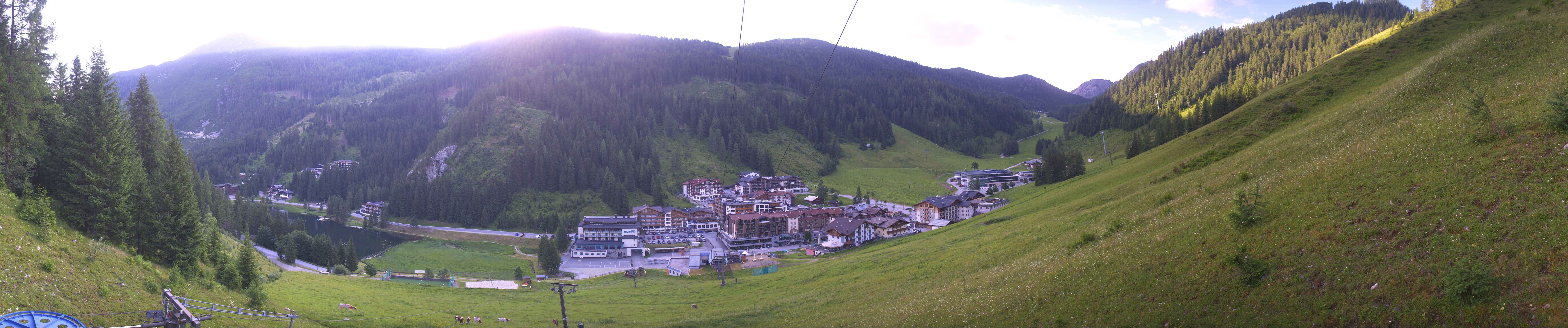 Archiv Foto Webcam Panoramablick Rosskopfbahn in Zauchensee