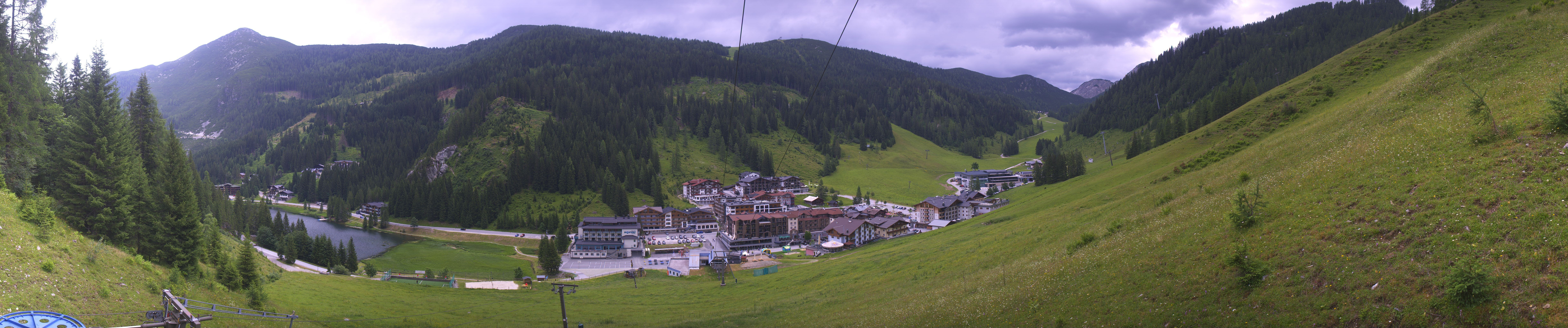 Archiv Foto Webcam Panoramablick Rosskopfbahn in Zauchensee