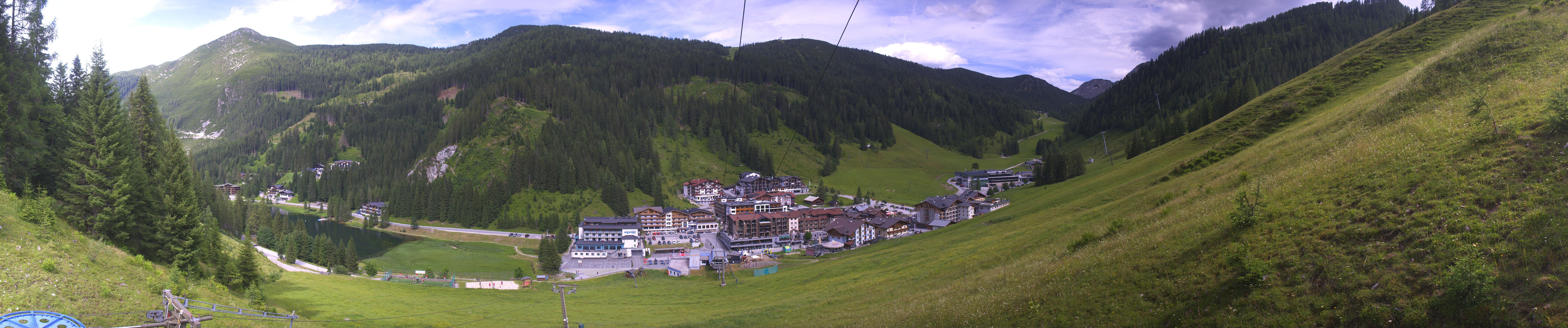Archiv Foto Webcam Panoramablick Rosskopfbahn in Zauchensee