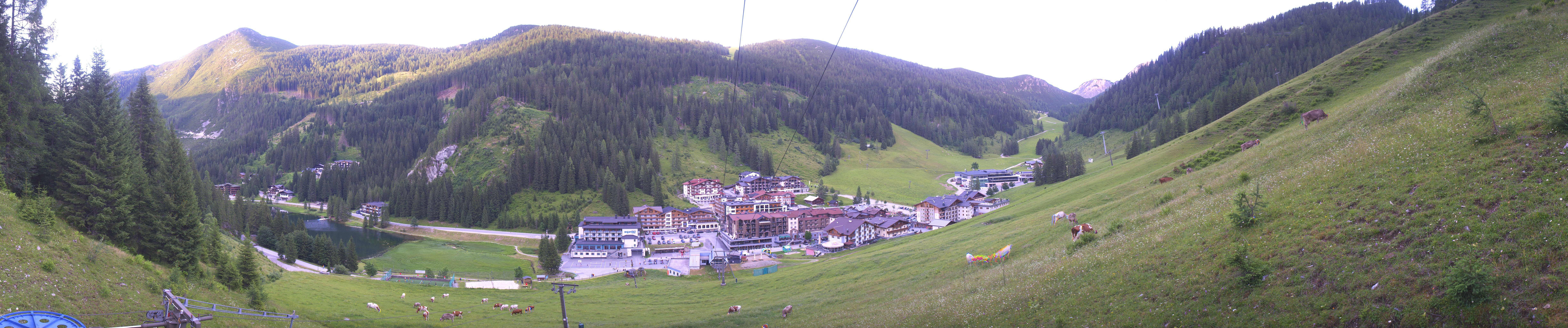 Archiv Foto Webcam Panoramablick Rosskopfbahn in Zauchensee