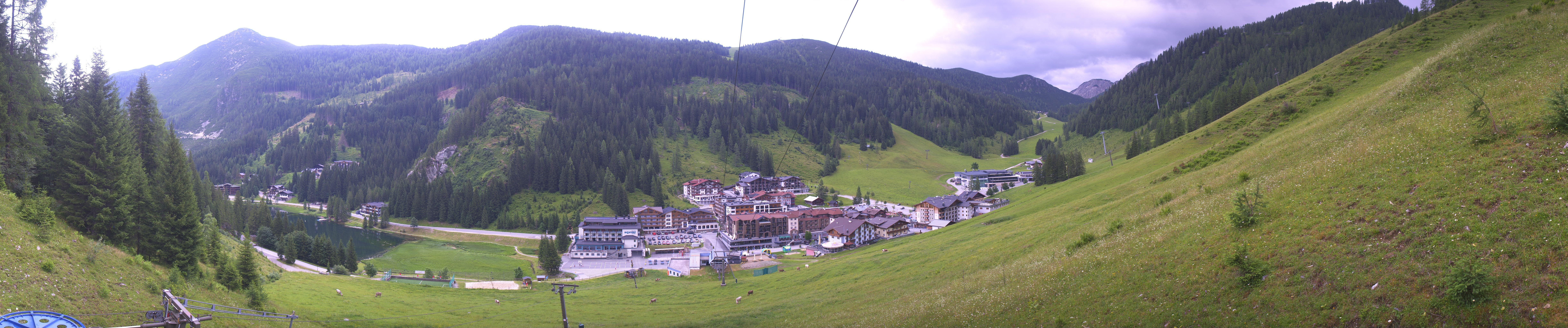 Archiv Foto Webcam Panoramablick Rosskopfbahn in Zauchensee