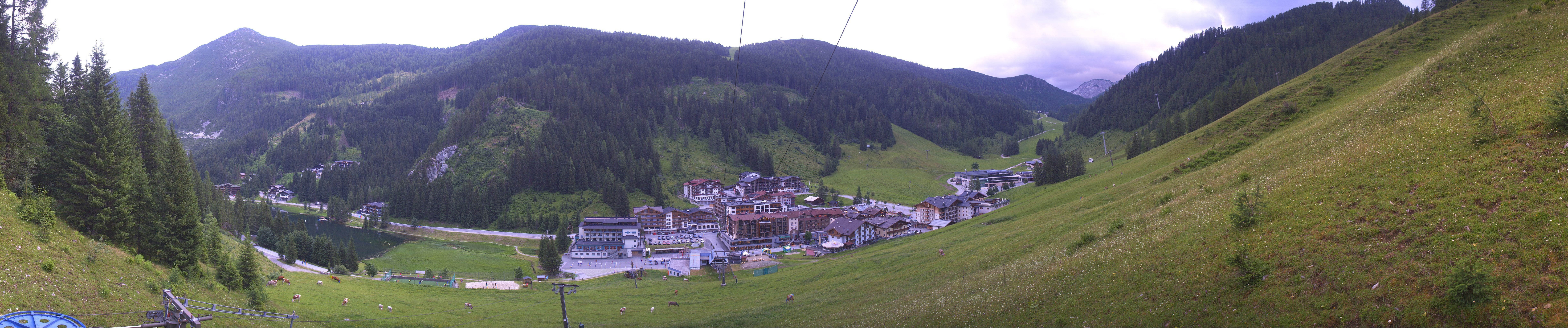 Archiv Foto Webcam Panoramablick Rosskopfbahn in Zauchensee