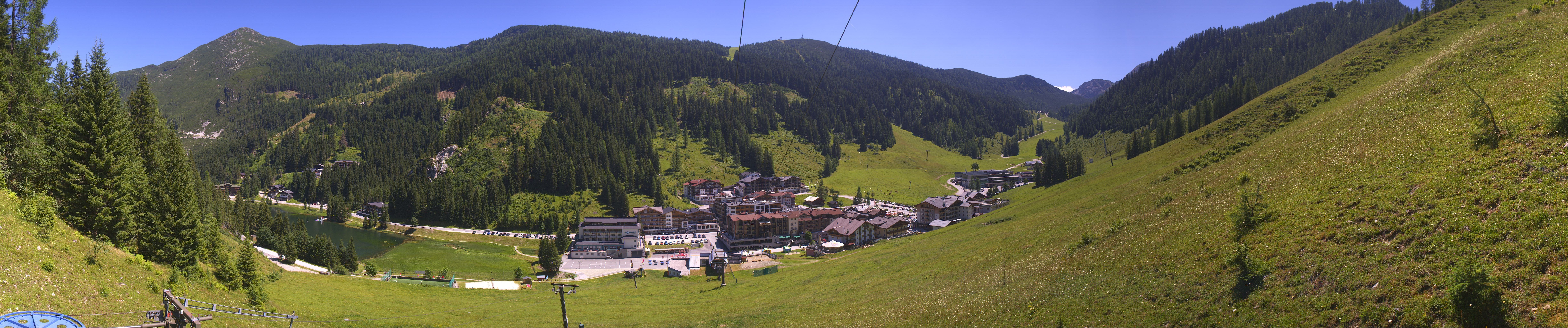 Archiv Foto Webcam Panoramablick Rosskopfbahn in Zauchensee