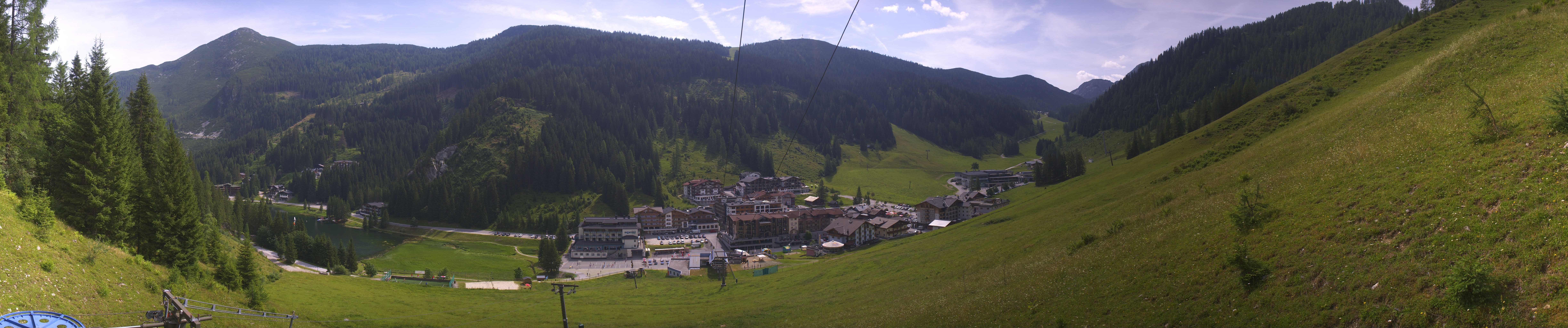 Archiv Foto Webcam Panoramablick Rosskopfbahn in Zauchensee