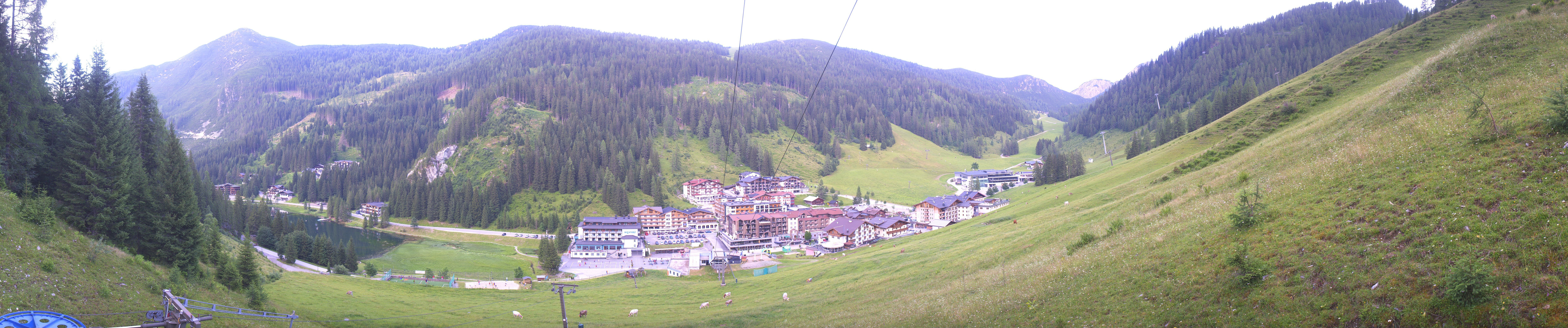 Archiv Foto Webcam Panoramablick Rosskopfbahn in Zauchensee