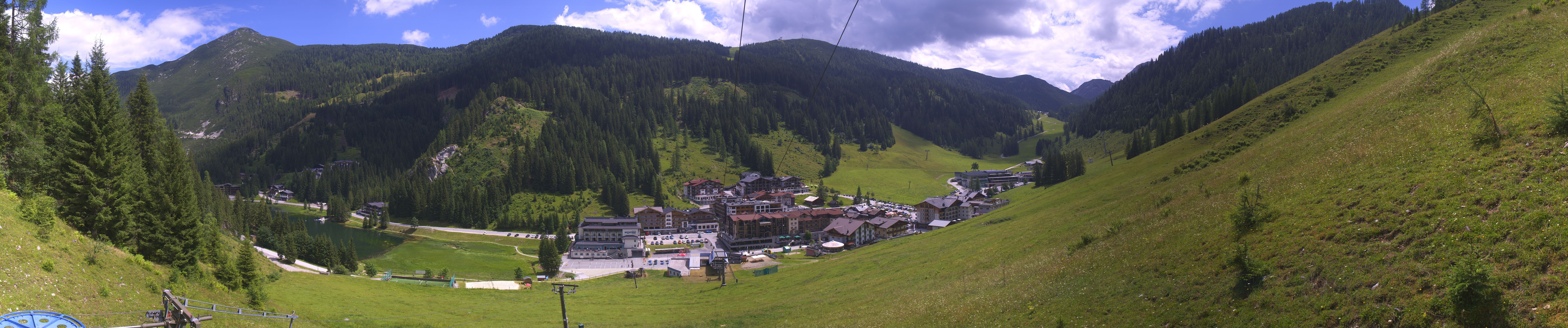 Archiv Foto Webcam Panoramablick Rosskopfbahn in Zauchensee