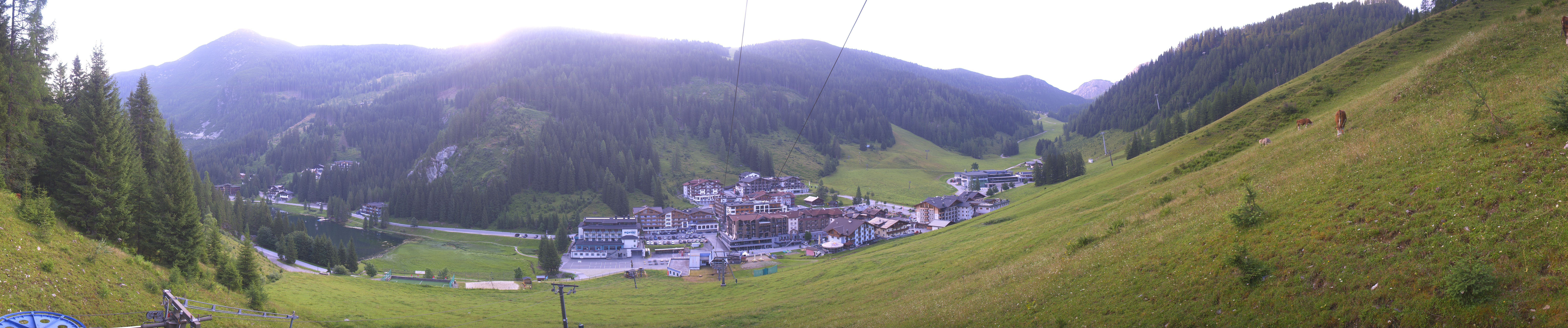 Archiv Foto Webcam Panoramablick Rosskopfbahn in Zauchensee