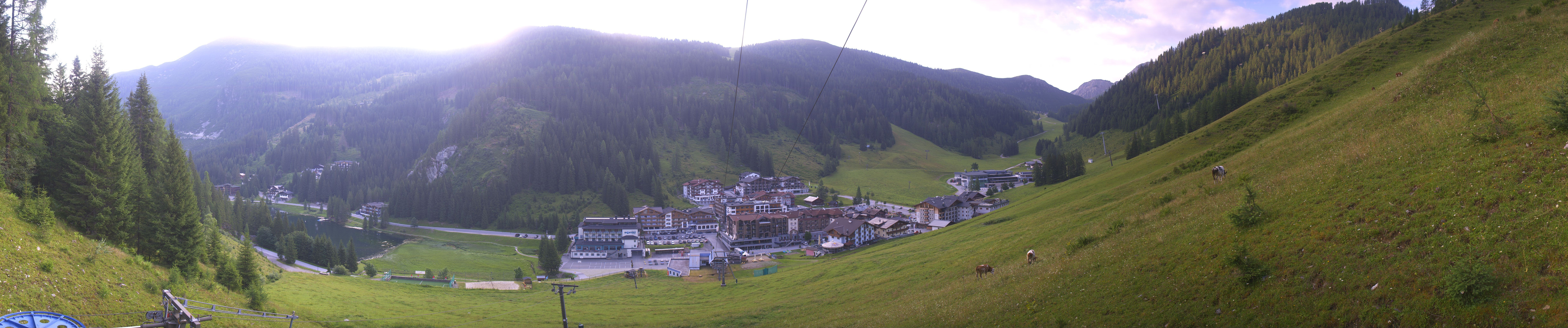Archiv Foto Webcam Panoramablick Rosskopfbahn in Zauchensee