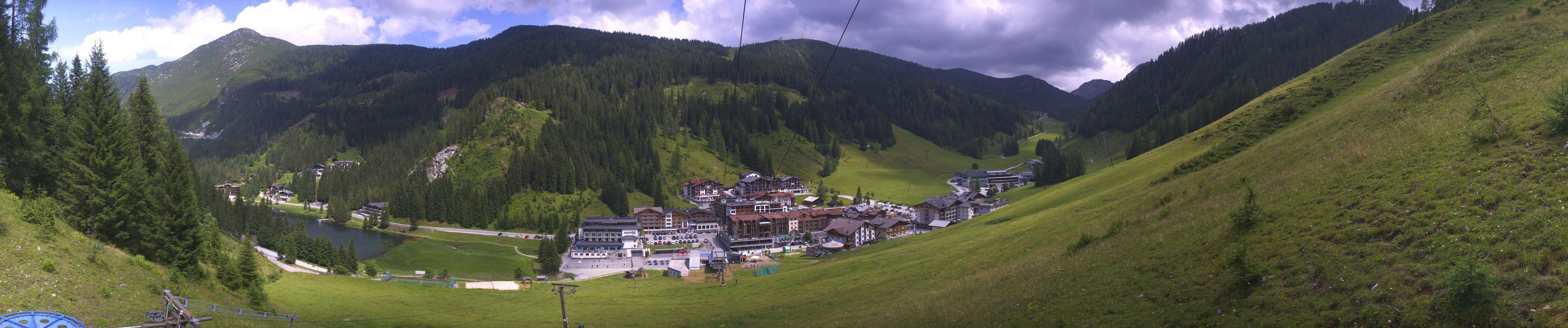 Archiv Foto Webcam Panoramablick Rosskopfbahn in Zauchensee