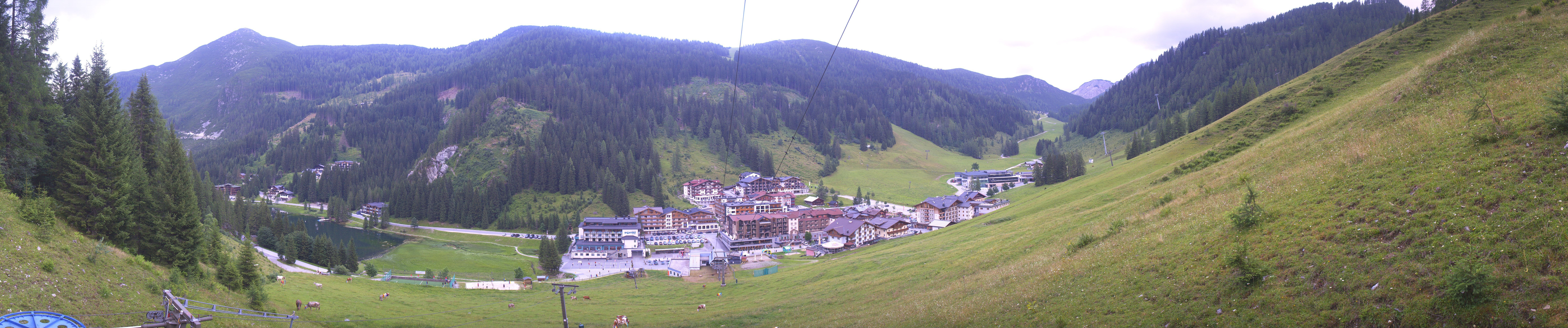 Archiv Foto Webcam Panoramablick Rosskopfbahn in Zauchensee