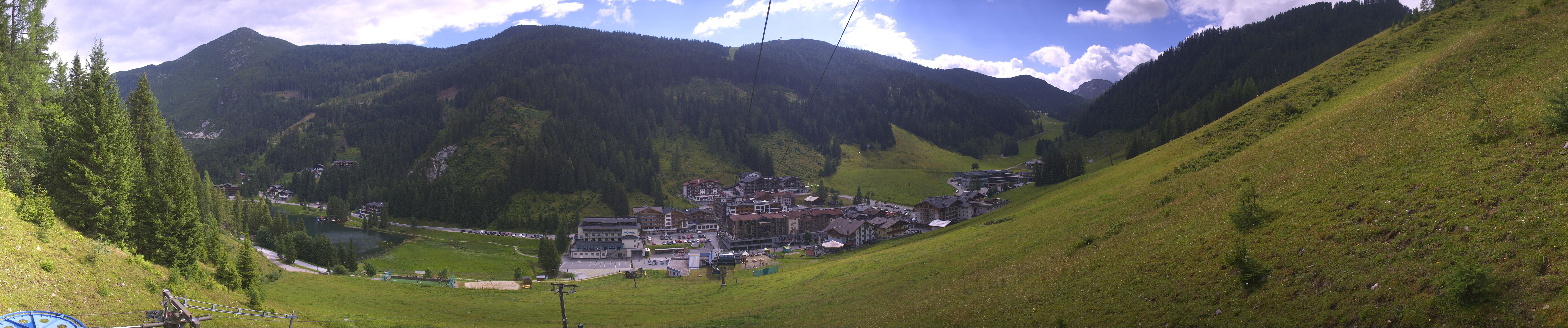 Archiv Foto Webcam Panoramablick Rosskopfbahn in Zauchensee