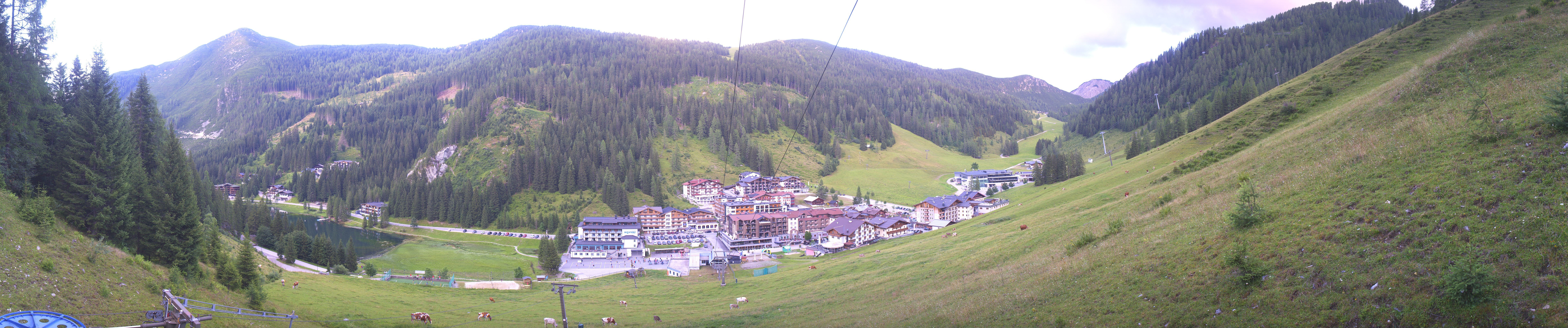 Archiv Foto Webcam Panoramablick Rosskopfbahn in Zauchensee