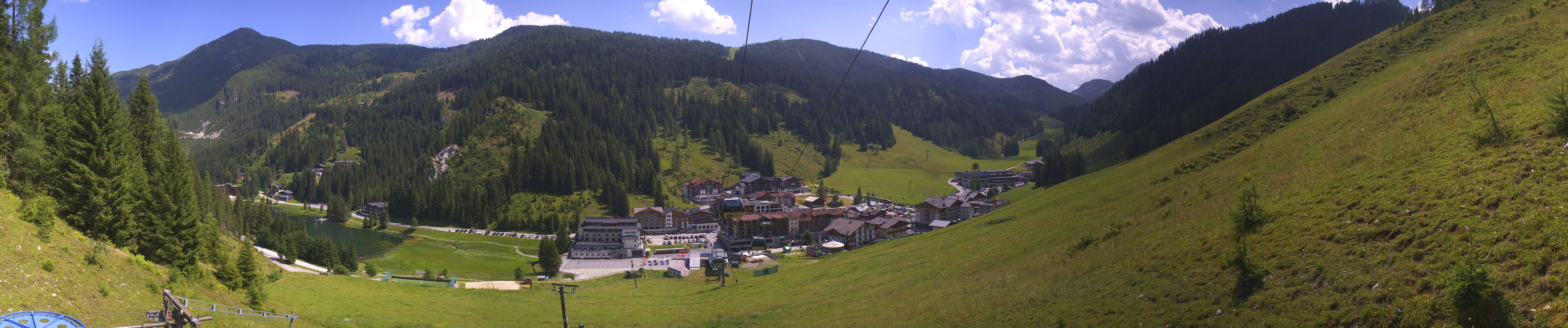 Archiv Foto Webcam Panoramablick Rosskopfbahn in Zauchensee