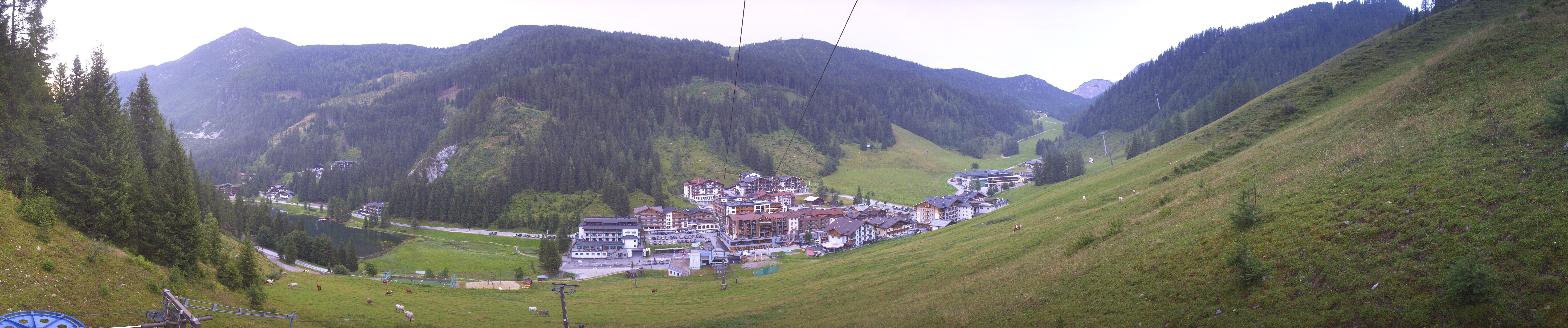 Archiv Foto Webcam Panoramablick Rosskopfbahn in Zauchensee