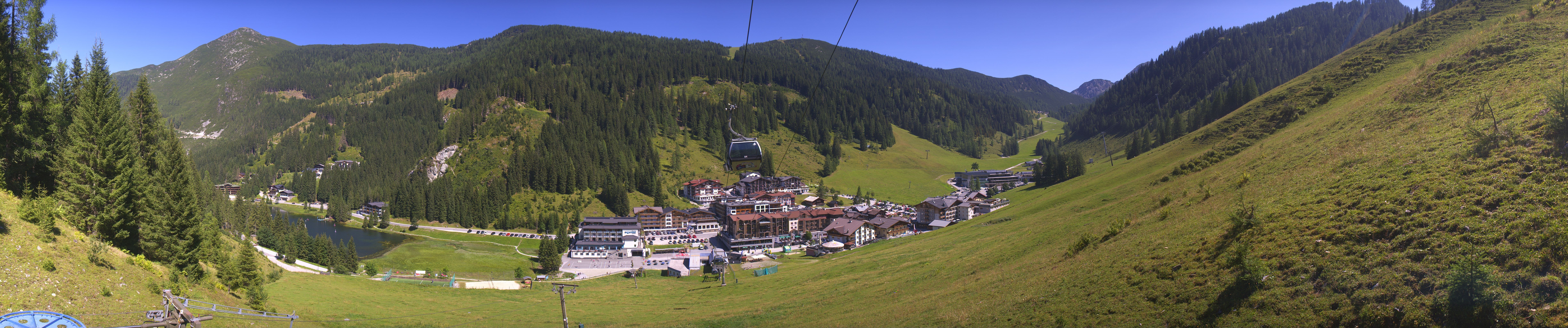 Archiv Foto Webcam Panoramablick Rosskopfbahn in Zauchensee