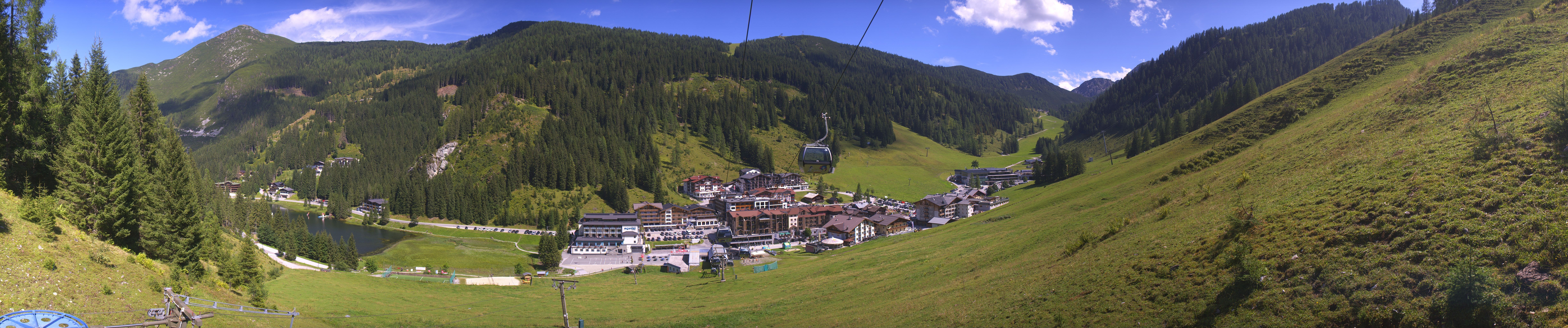 Archiv Foto Webcam Panoramablick Rosskopfbahn in Zauchensee