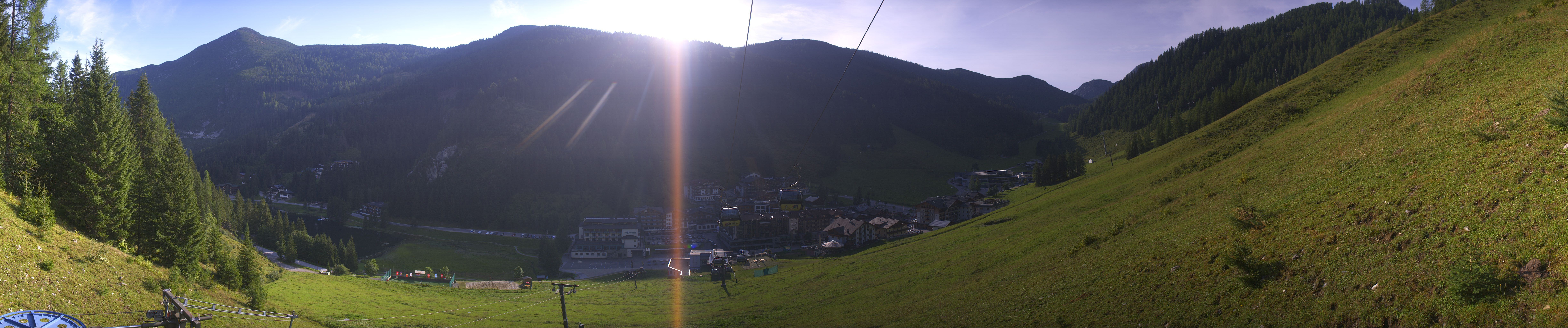 Archiv Foto Webcam Panoramablick Rosskopfbahn in Zauchensee
