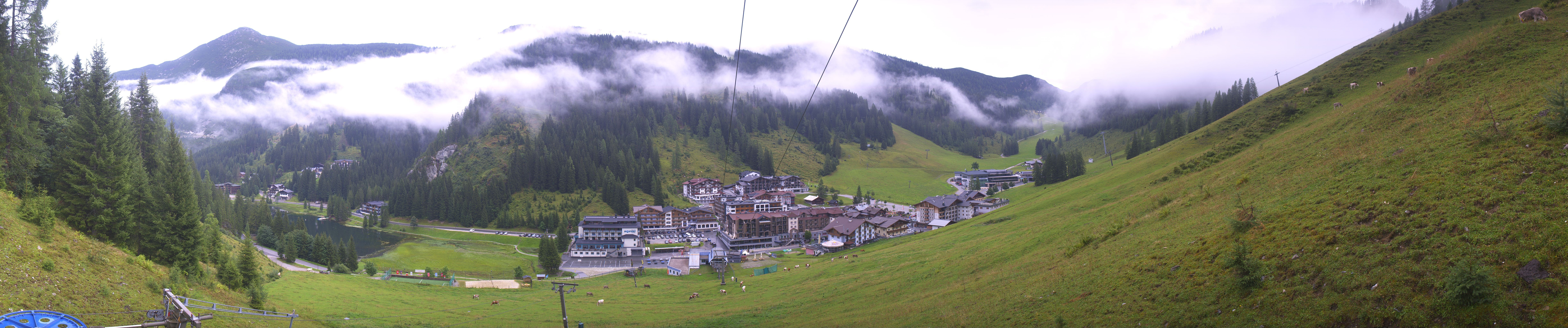 Archiv Foto Webcam Panoramablick Rosskopfbahn in Zauchensee