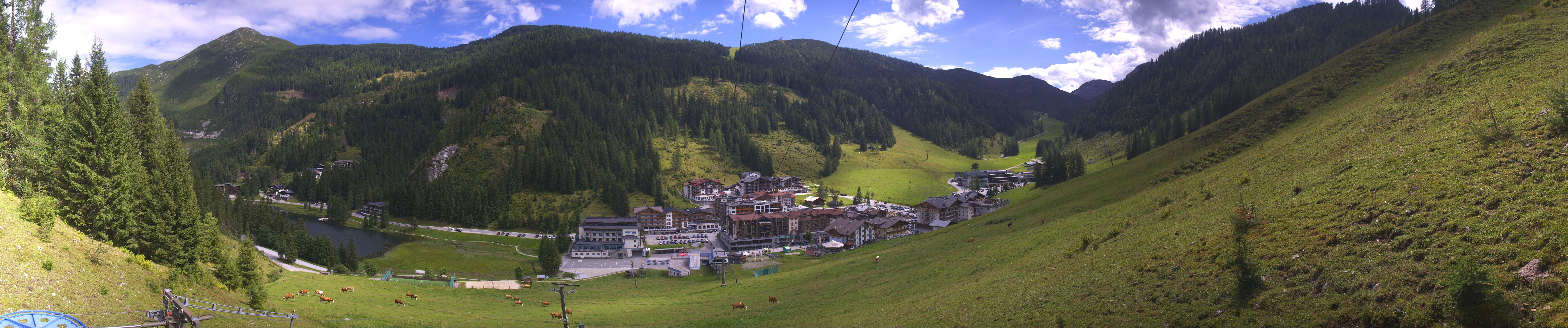 Archiv Foto Webcam Panoramablick Rosskopfbahn in Zauchensee