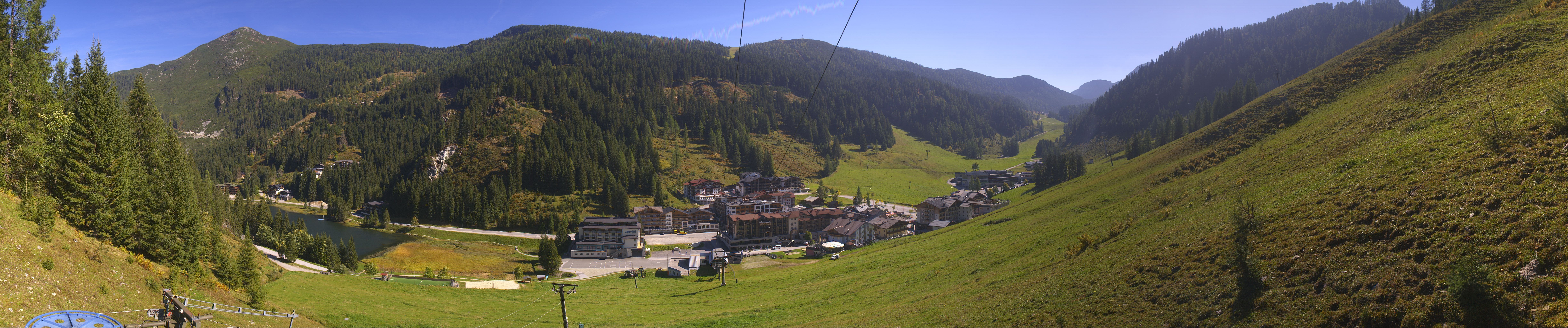 Archiv Foto Webcam Panoramablick Rosskopfbahn in Zauchensee