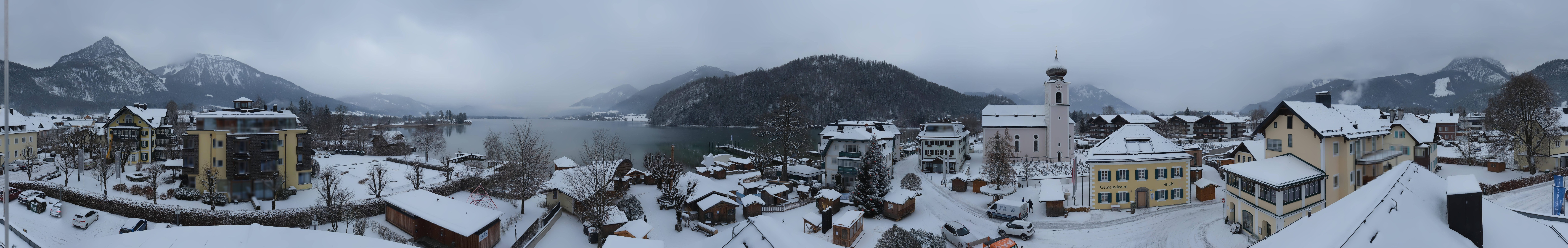 Archiv Foto Webcam Panoramasicht über Strobl