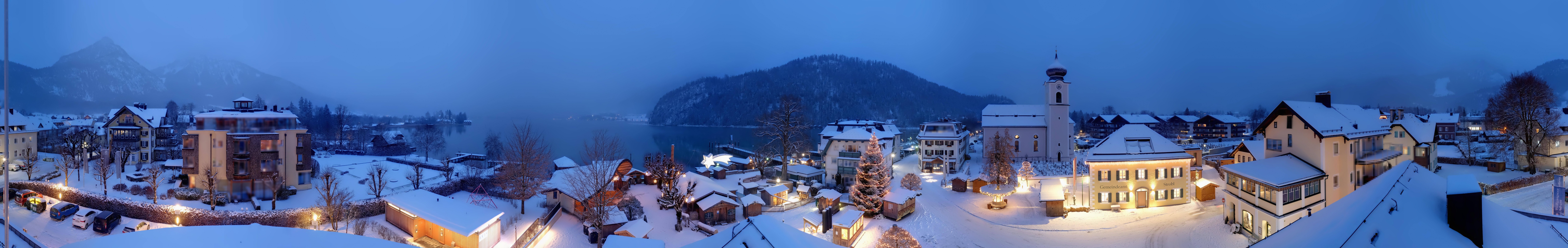 Archiv Foto Webcam Panoramasicht über Strobl